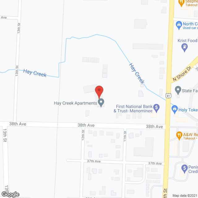 Haycreek Apartments in google map