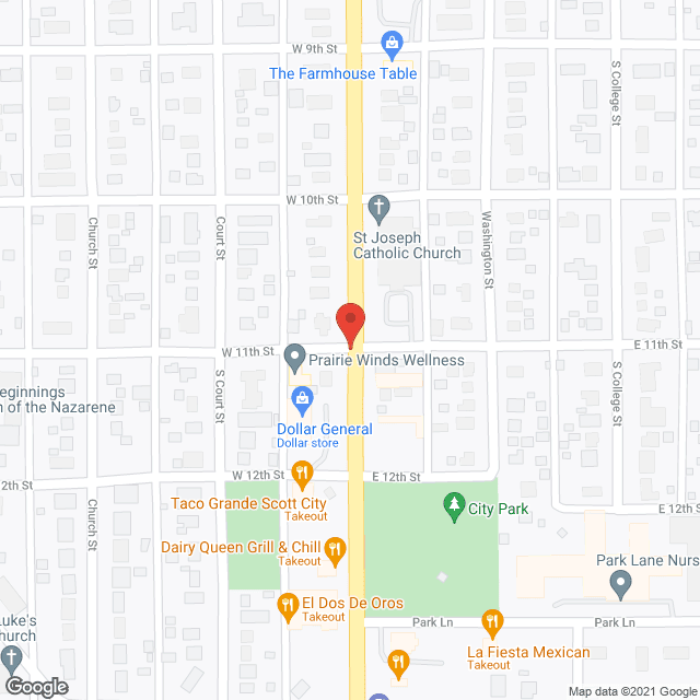 Never Alone Living Assistance in google map