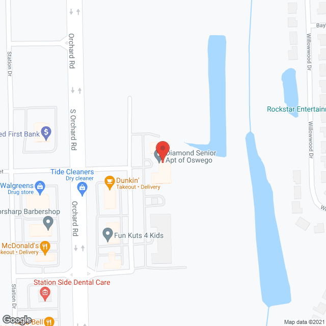 Diamond Senior Apartments in google map