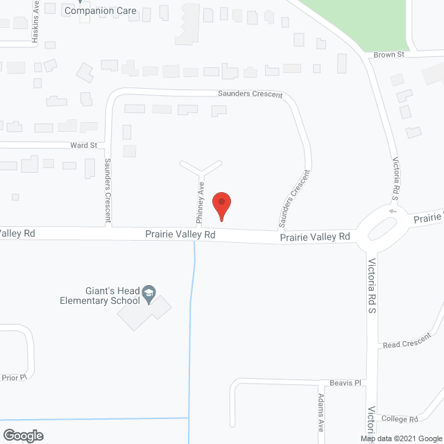 Prairie Valley Lodge in google map