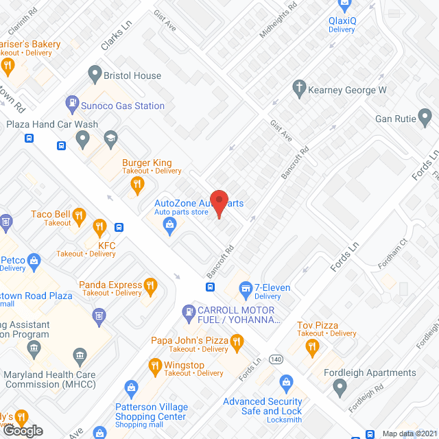 Fallstaff in google map