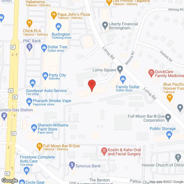 Home Care Associates Birmingham in google map