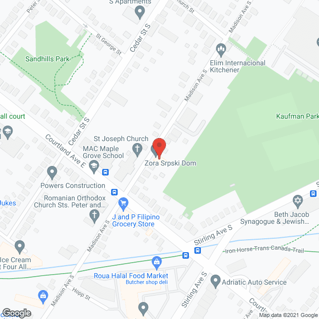Zora Srpski Dom ( Serbian Home) in google map
