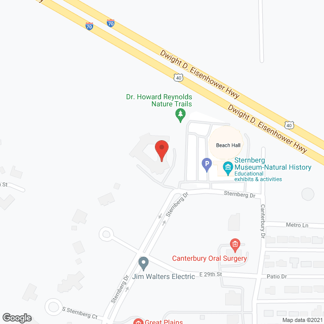 Homestead Of Hays in google map