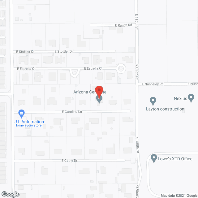 Gilbert Assisted Living in google map