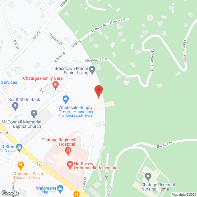 Brasstown Manor in google map