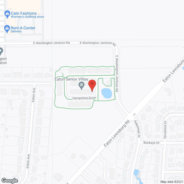 Eaton Senior Villas in google map