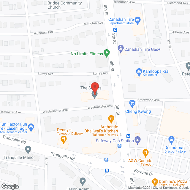 The Shores Retirement Residence in google map