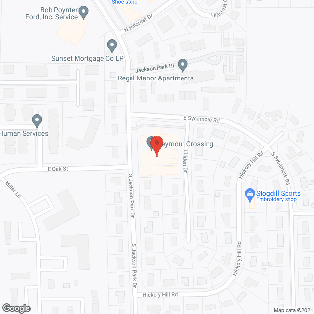 Seymour Crossing in google map