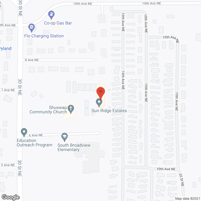 Sun Ridge Estates in google map