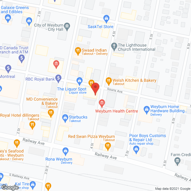 Liberty Manor in google map