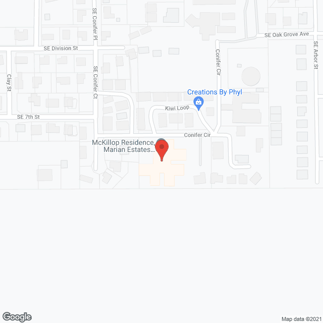 McKillop Residence(duplicate part of Marian Estates) in google map
