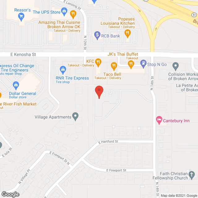 Hartford Villas in google map