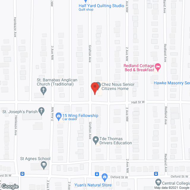 Chez Nous Senior Citizens Home in google map
