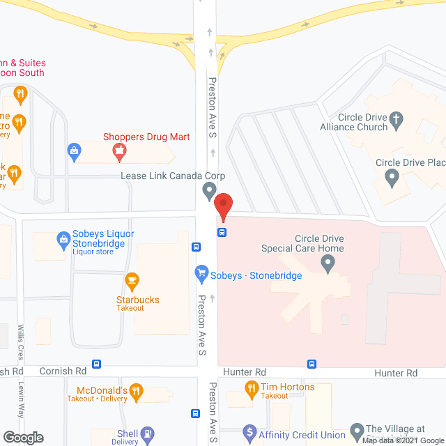 Circle Drive Place - public in google map