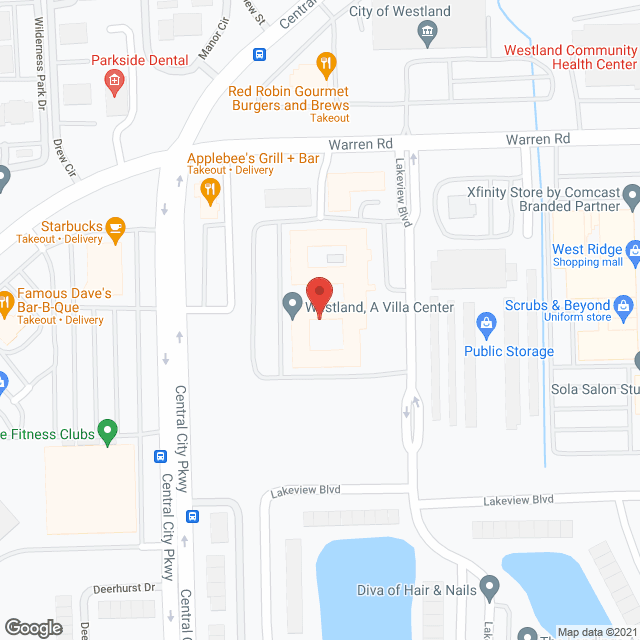 Westland Nursing & Rehabilitation Centre in google map