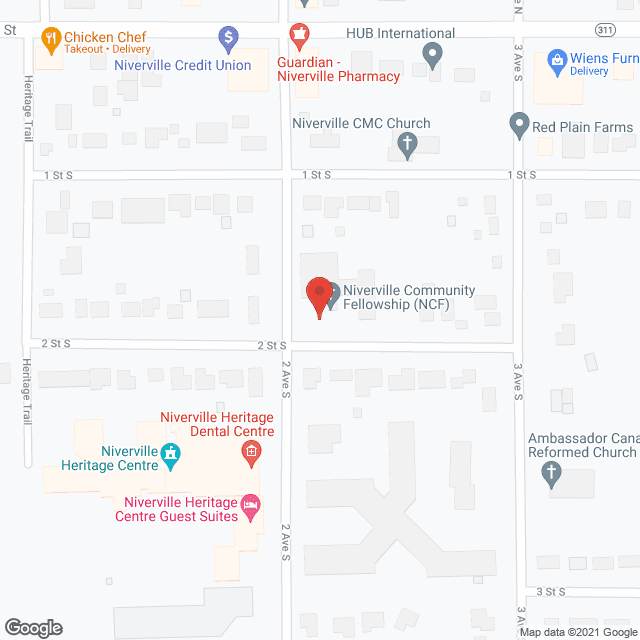 Niverville Credit Union Manor in google map