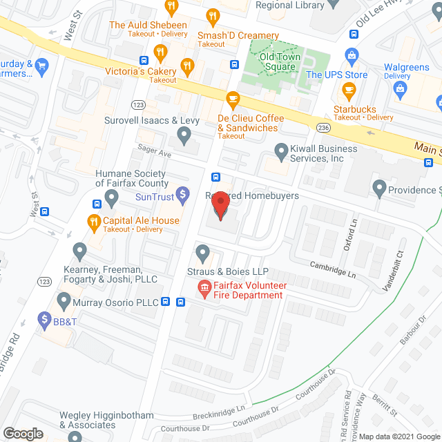 Comforcare Fairfax in google map