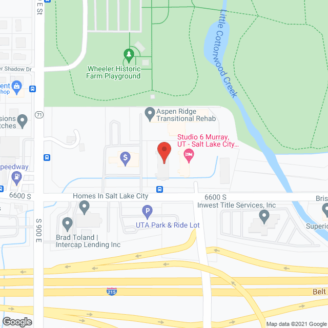 Aspen Ridge Transiitional Rehab in google map
