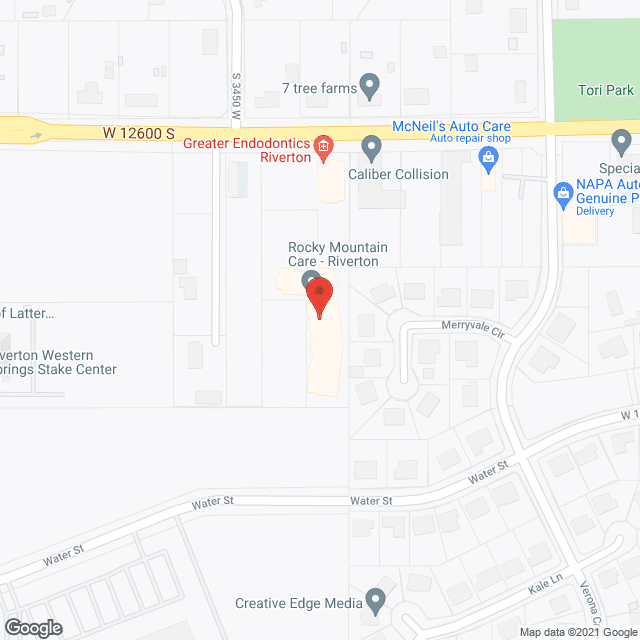 Rocky Mountain Care Riverton in google map