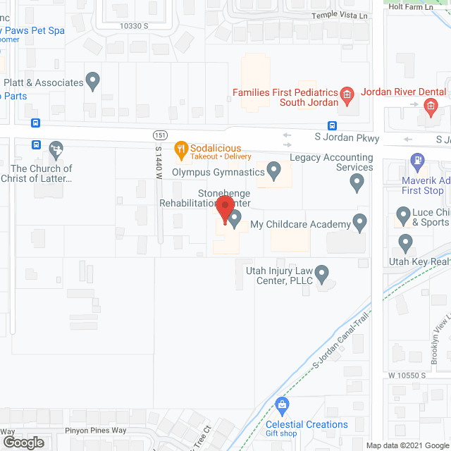 Stonehenge Rehabilitation Center in google map
