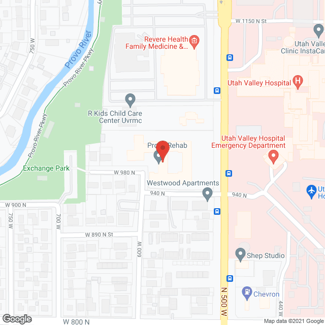 Provo Rehabilitation and Nursing in google map