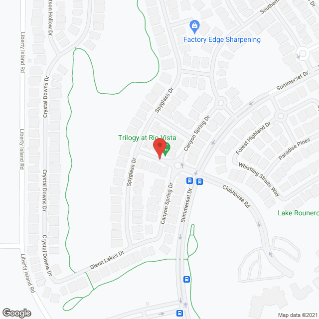 Trilogy at Rio Vista in google map
