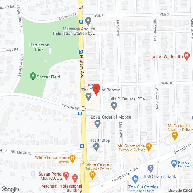 Courtyard Healthcare in google map