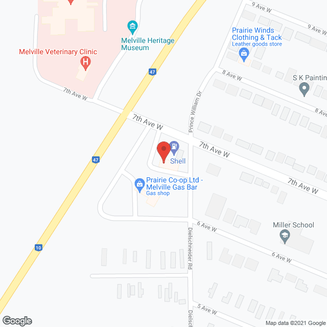 Westview Manor in google map