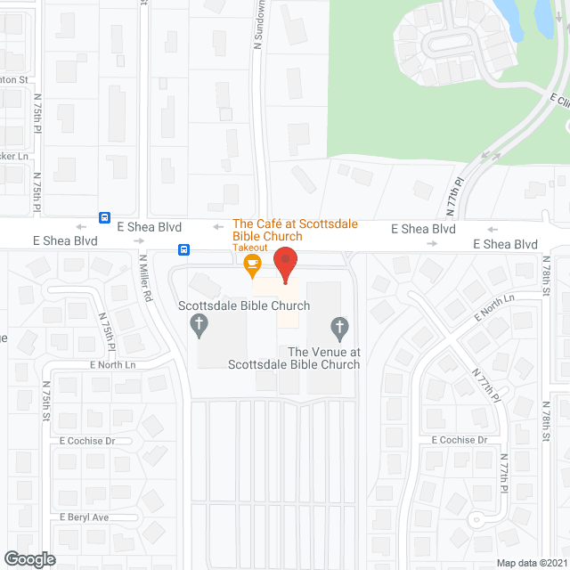 Scottsdale Bible Church in google map