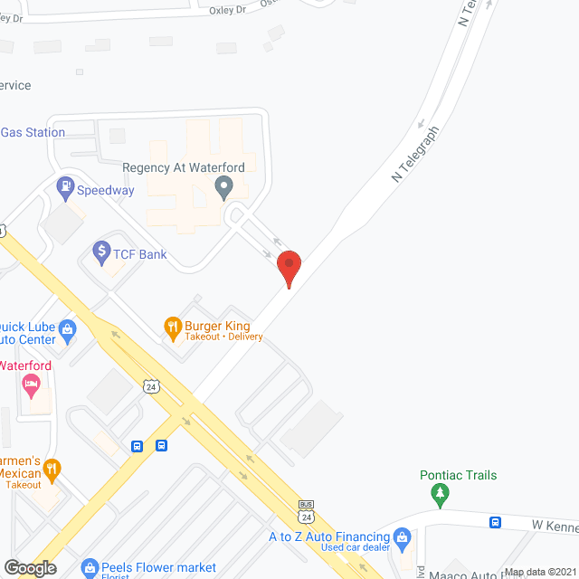 Regency Waterford in google map