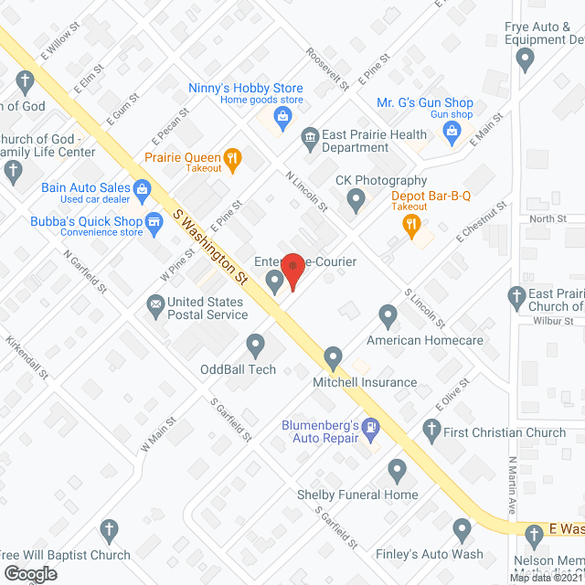 Prairie Grove Apartments in google map