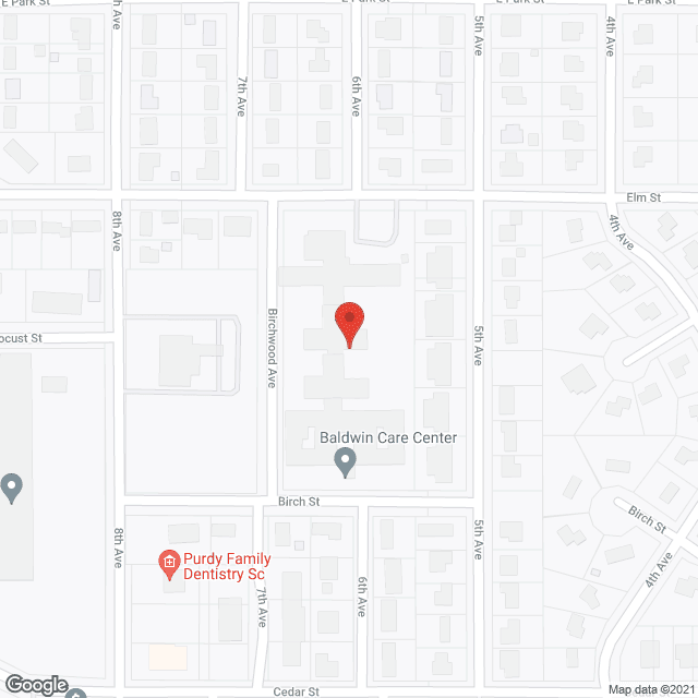Birchwood Apartments in google map