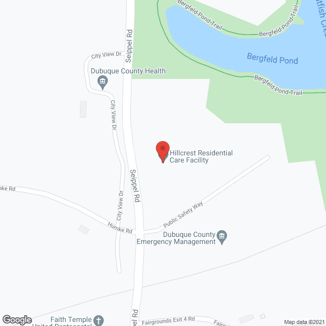 Hillcrest Family Services, RCF in google map