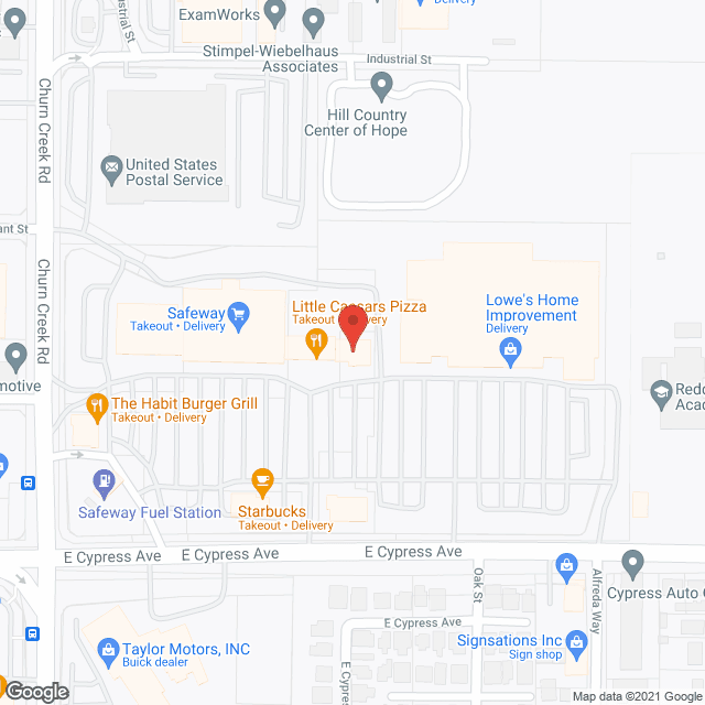 Arcadia Home Care Redding in google map