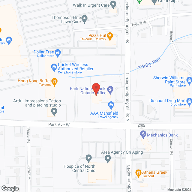 Ontario Pointe in google map