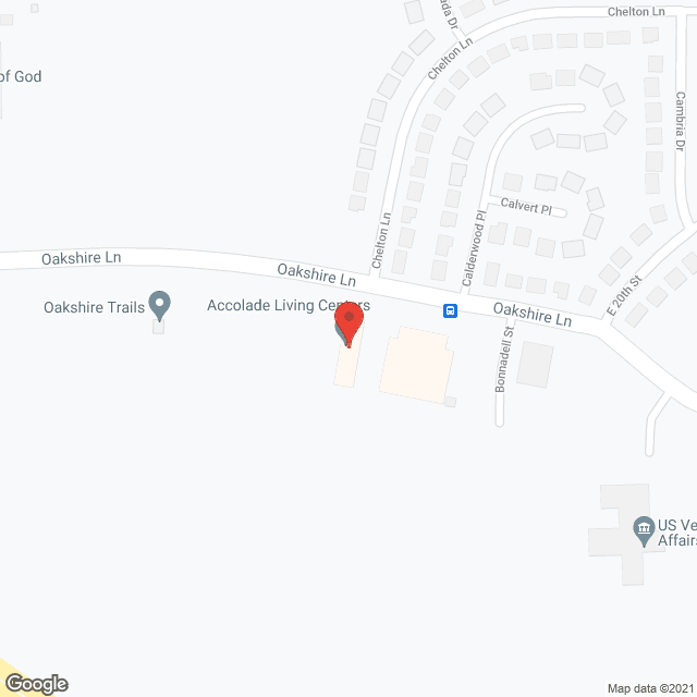 Oakshire Gardens Assisted Living in google map