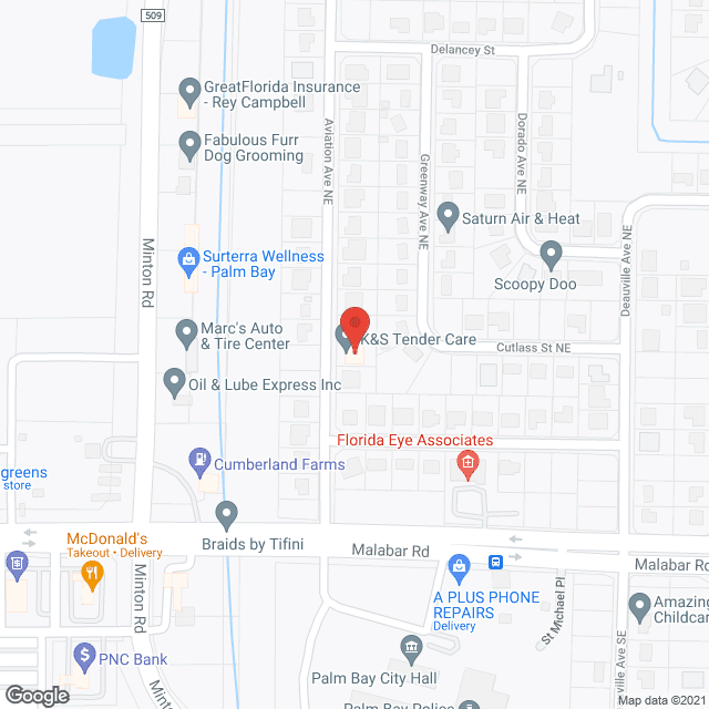 K and S Elder Care in google map