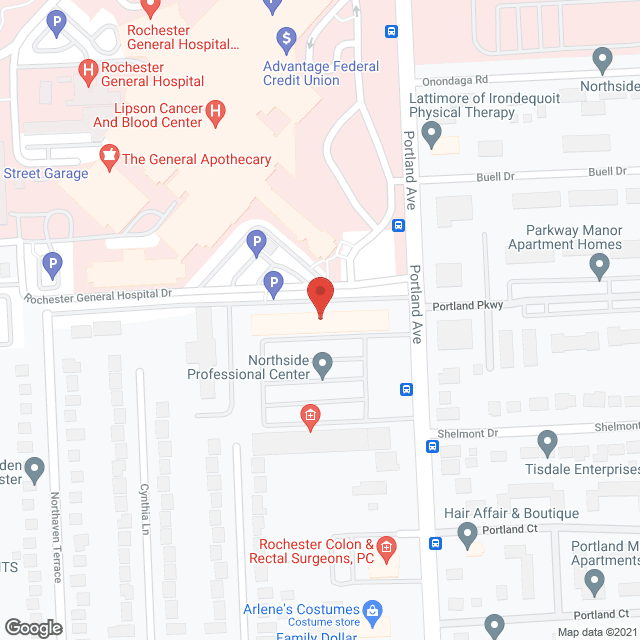 New Roc Nursing and Rehabilitation in google map