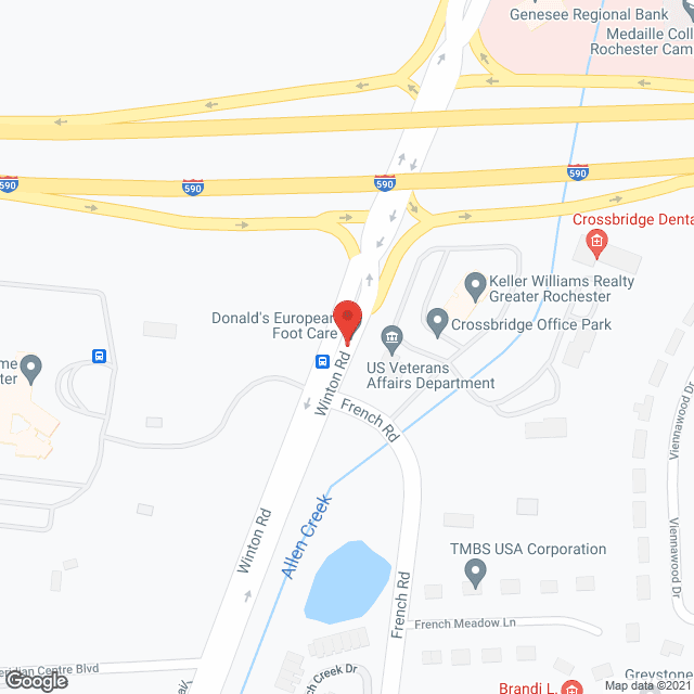 Jewish Senior Life in google map