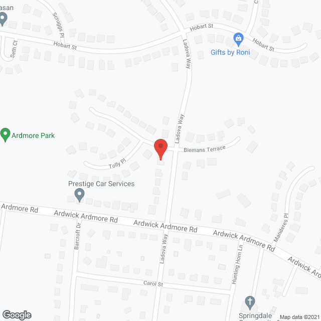 Pinnacle Assisted Living in google map