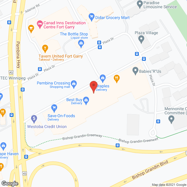Southview Plaza in google map
