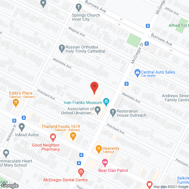 Ivan Franko Manor in google map