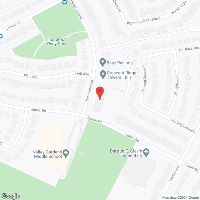 Crescentridge Towers in google map
