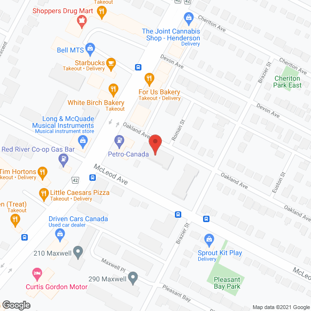 Oakland Gardens DUPL (PMco) in google map
