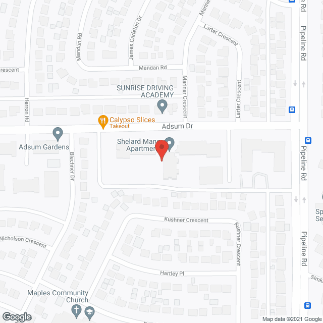 Shelard Manor in google map