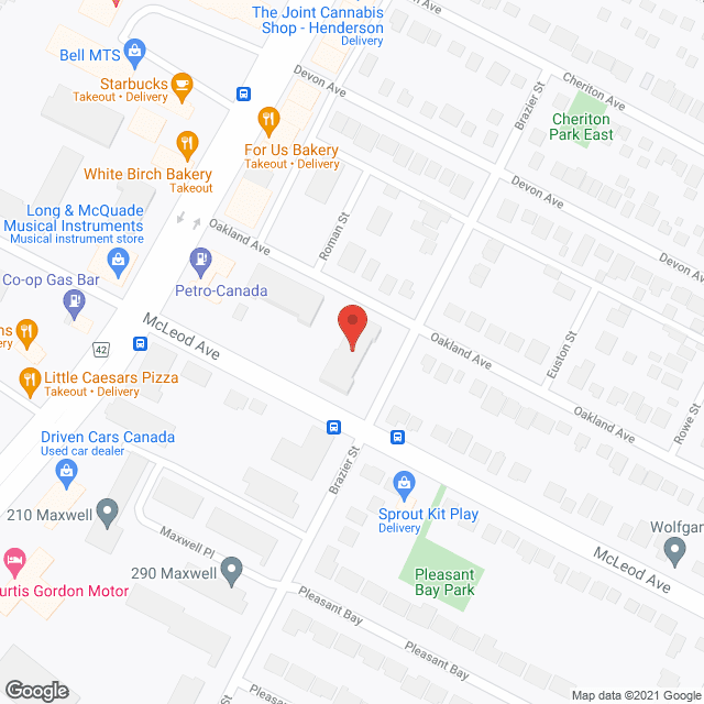 Oakland Gardens (PMco) in google map