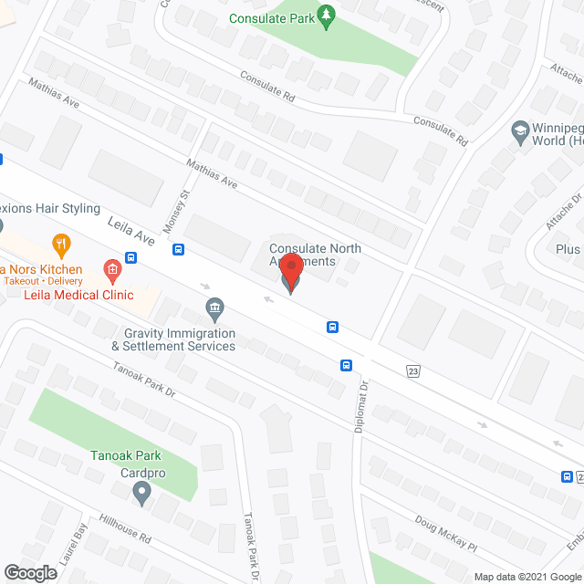 Consulate North in google map