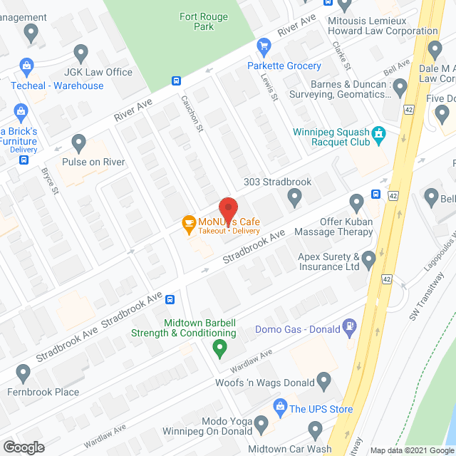 Strada Villa in google map