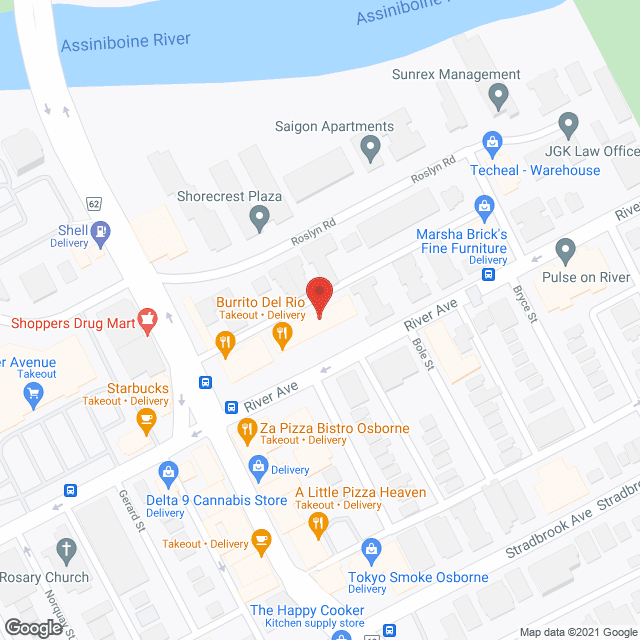 Villa Cabrini in google map
